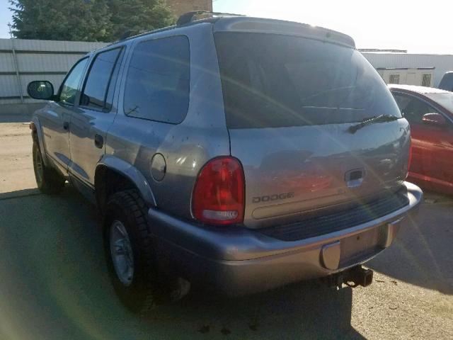 1B4HS28Z1XF691071 - 1999 DODGE DURANGO GRAY photo 3