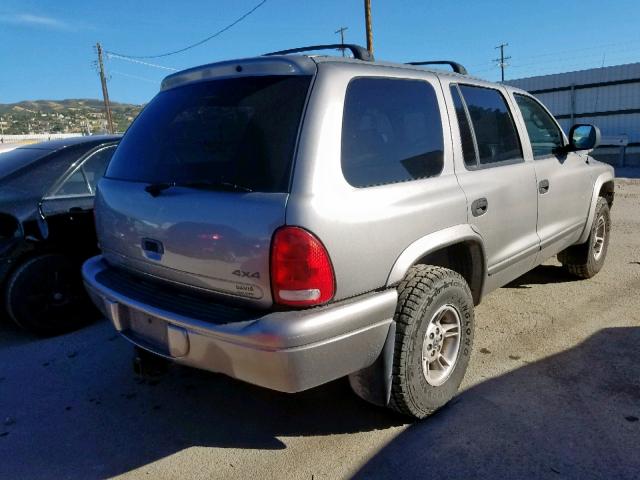 1B4HS28Z1XF691071 - 1999 DODGE DURANGO GRAY photo 4