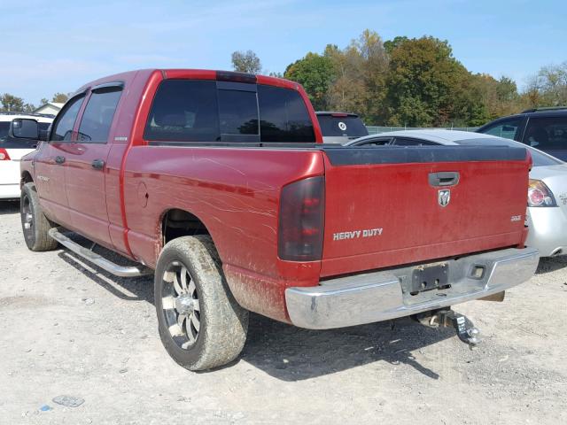 3D5KR29C66G100615 - 2006 DODGE RAM 2500 RED photo 3