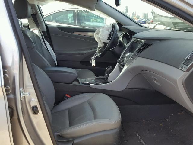 KMHEC4A42DA091970 - 2013 HYUNDAI SONATA HYB SILVER photo 5