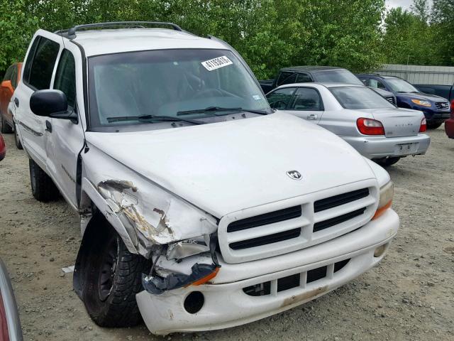 1B4HS28Z1YF134162 - 2000 DODGE DURANGO WHITE photo 1