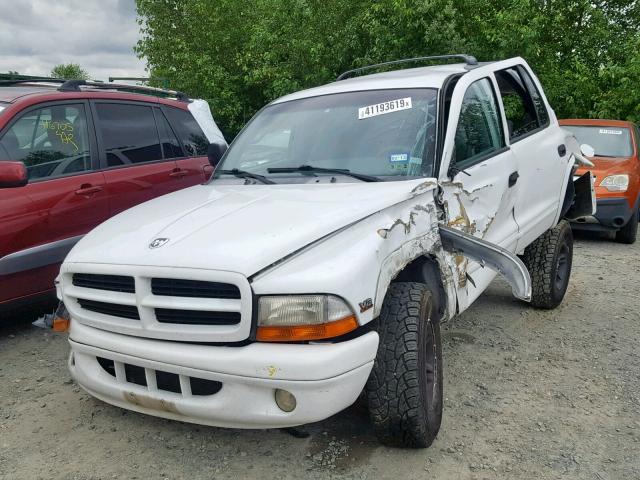 1B4HS28Z1YF134162 - 2000 DODGE DURANGO WHITE photo 2