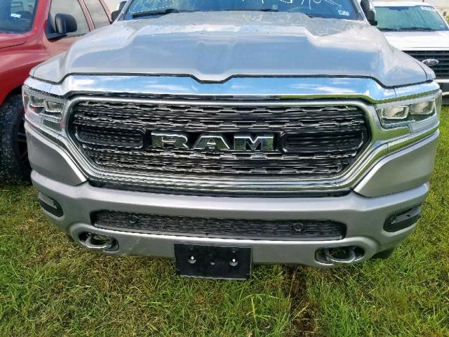 1C6SRFHT6KN725874 - 2019 RAM 1500 LIMIT SILVER photo 9