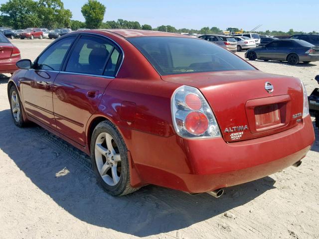 1N4BL11D25N458100 - 2005 NISSAN ALTIMA SE MAROON photo 3