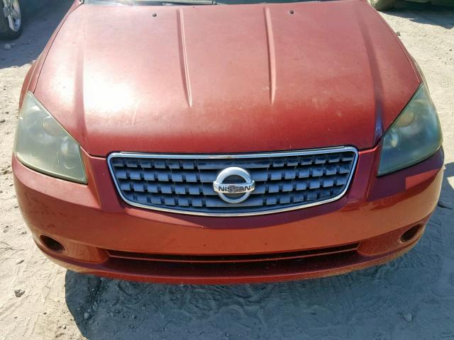 1N4BL11D25N458100 - 2005 NISSAN ALTIMA SE MAROON photo 9