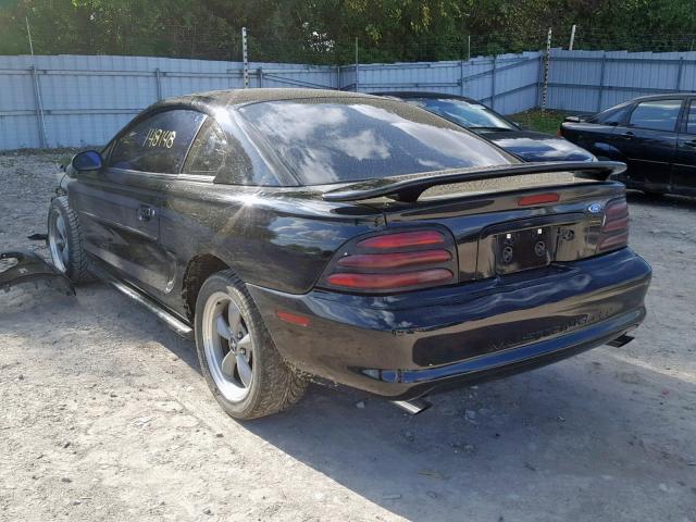 1FALP42T3SF255125 - 1995 FORD MUSTANG GT BLACK photo 3