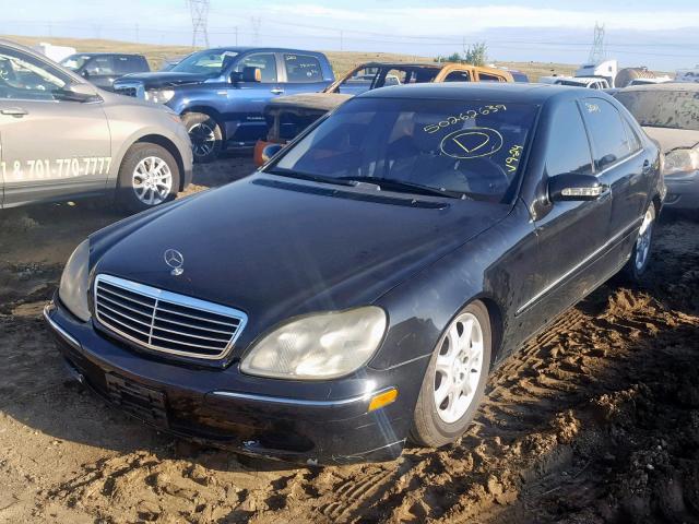 WDBNG70J7YA075236 - 2000 MERCEDES-BENZ S BLACK photo 2