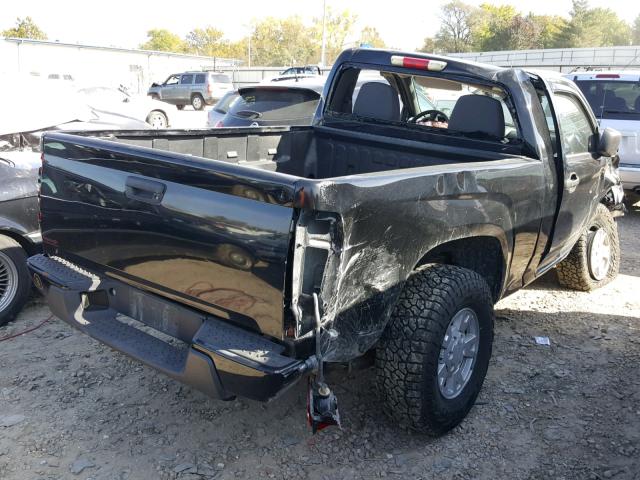 1GCDT148558142075 - 2005 CHEVROLET COLORADO BLACK photo 4