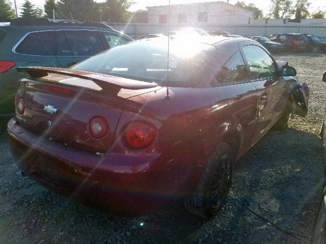 1G1AL18F977224713 - 2007 CHEVROLET COBALT LT RED photo 4