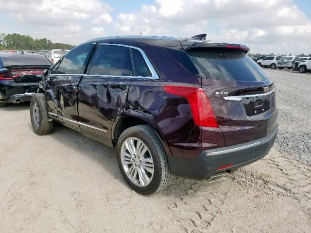 1GYKNERS0JZ166019 - 2018 CADILLAC XT5 PREMIU PURPLE photo 3