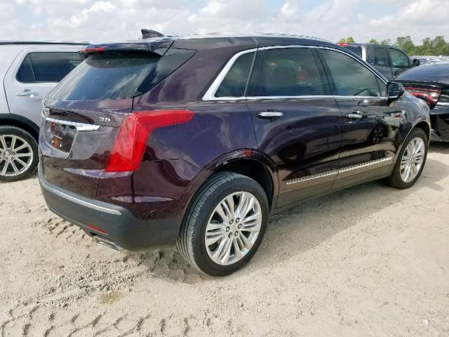 1GYKNERS0JZ166019 - 2018 CADILLAC XT5 PREMIU PURPLE photo 4