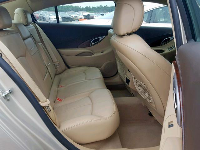 1G4GC5EC0BF238822 - 2011 BUICK LACROSSE C BEIGE photo 6