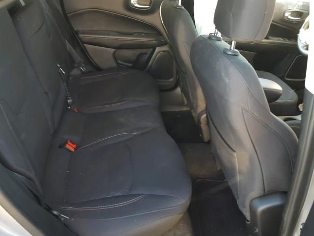 3C4NJCAB0JT193470 - 2018 JEEP COMPASS SP ვერცხლისფერი ფოტო 6