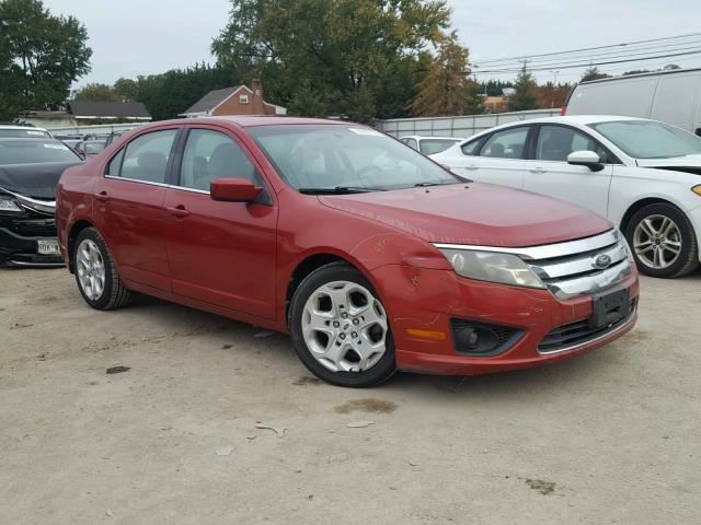 3FAHP0HAXAR166125 - 2010 FORD FUSION SE RED photo 1