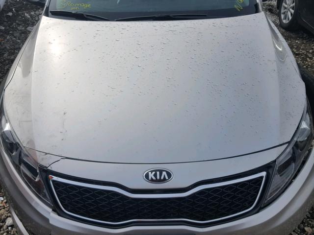 5XXGR4A63DG113024 - 2013 KIA OPTIMA SX SILVER photo 7