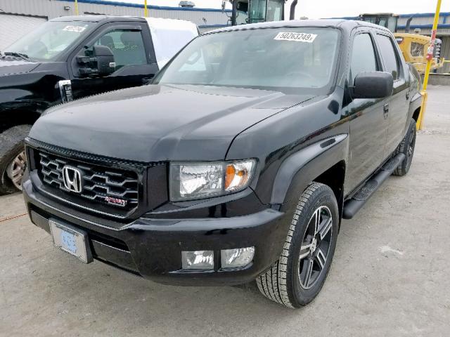 5FPYK1F70DB003115 - 2013 HONDA RIDGELINE BLACK photo 2