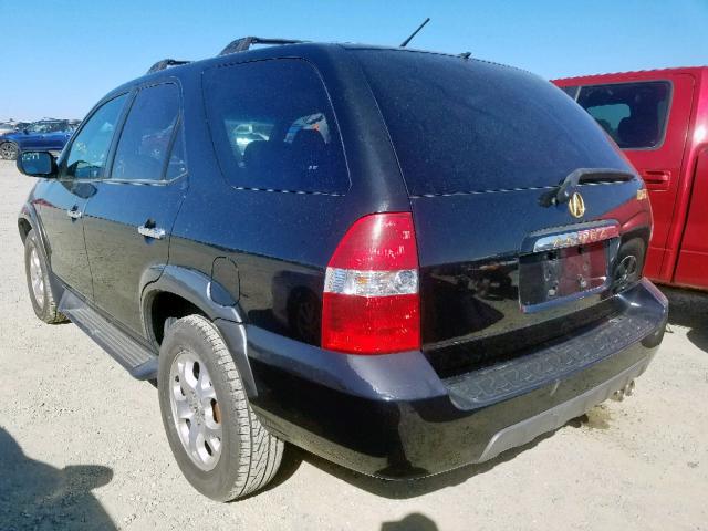 2HNYD18891H510992 - 2001 ACURA MDX TOURIN BLACK photo 3