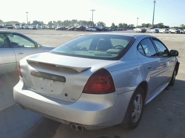 2G2WP522641120773 - 2004 PONTIAC GRAND PRIX SILVER photo 4