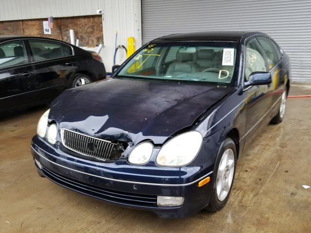 JT8BD69S520152846 - 2002 LEXUS GS 300 BLUE photo 2