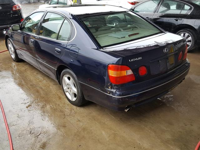 JT8BD69S520152846 - 2002 LEXUS GS 300 BLUE photo 3