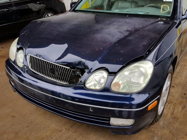 JT8BD69S520152846 - 2002 LEXUS GS 300 BLUE photo 9