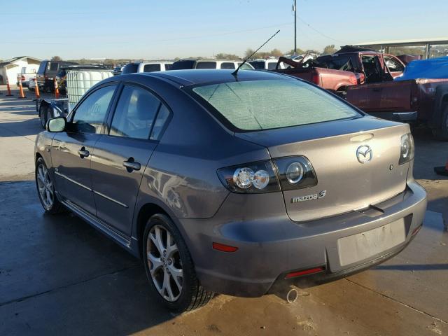 JM1BK324471748498 - 2007 MAZDA 3 S SILVER photo 3