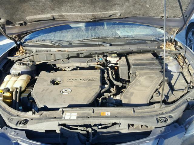 JM1BK324471748498 - 2007 MAZDA 3 S SILVER photo 7