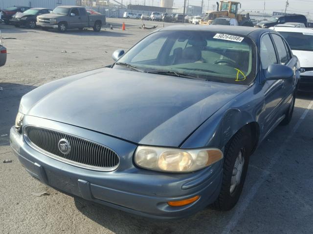 1G4HP54K9Y4154472 - 2000 BUICK LESABRE CU BLUE photo 2