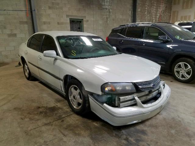 2G1WF52EX49121007 - 2004 CHEVROLET IMPALA WHITE photo 1