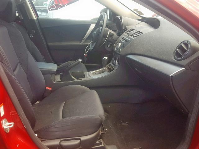 JM1BL1H66A1162936 - 2010 MAZDA 3 S RED photo 5