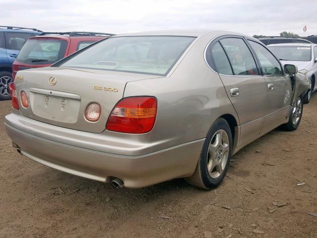 JT8BD68SXW0025968 - 1998 LEXUS GS 300 GOLD photo 4