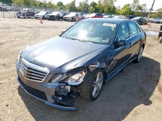 WDDHF7CB9BA311100 - 2011 MERCEDES-BENZ E 550 GRAY photo 2