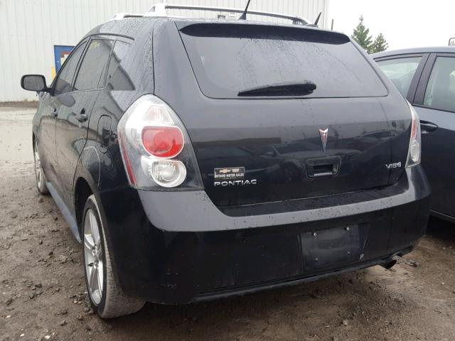 5Y2SP67049Z408071 - 2009 PONTIAC VIBE BLACK photo 3