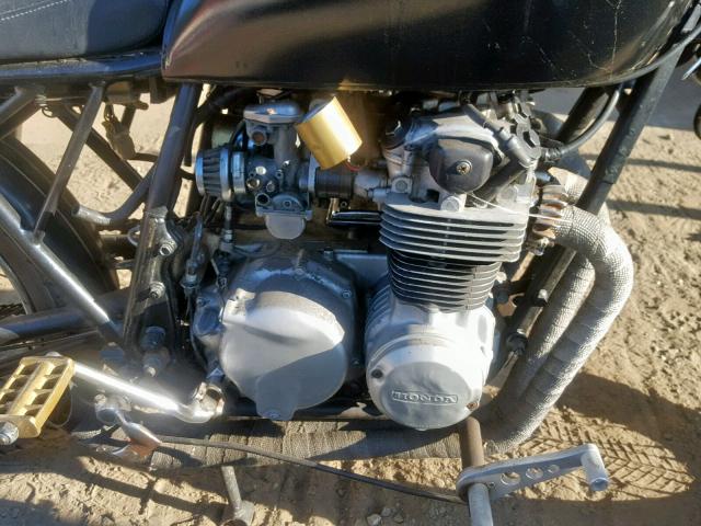 CB550F2010502 - 1976 HONDA CB BLACK photo 7