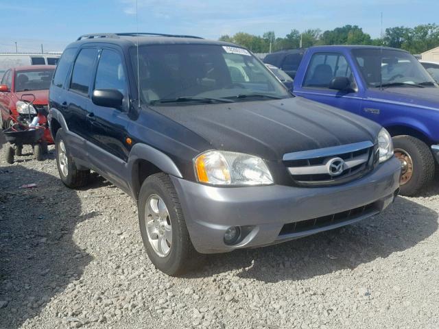 4F2CU08172KM01891 - 2002 MAZDA TRIBUTE LX BLACK photo 1