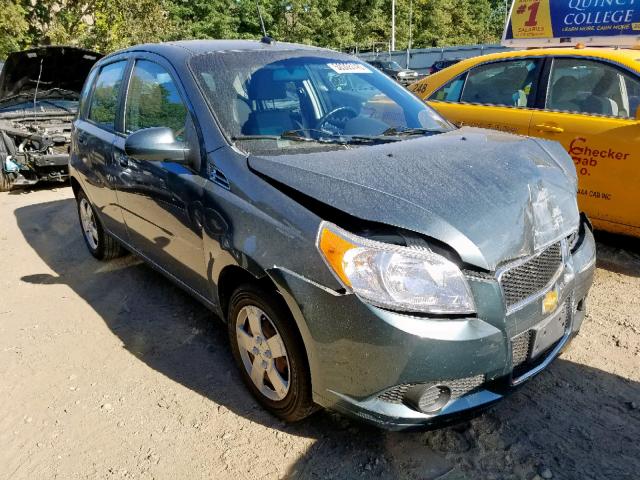 KL1TD6DE7AB110938 - 2010 CHEVROLET AVEO LS GREEN photo 1