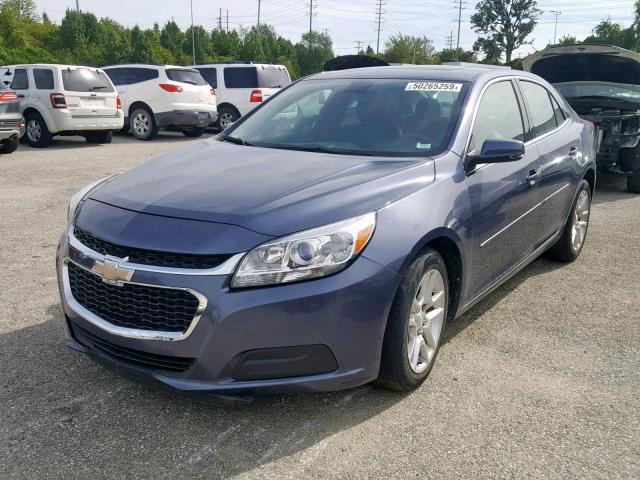 1G11C5SL1FF275570 - 2015 CHEVROLET MALIBU 1LT BLUE photo 2