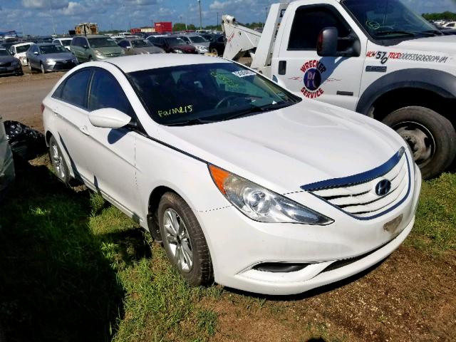 5NPEB4AC9CH481440 - 2012 HYUNDAI SONATA GLS WHITE photo 1