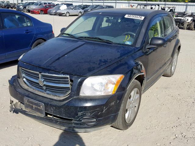 1B3HB48B47D411710 - 2007 DODGE CALIBER SX BLACK photo 2