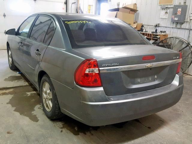 1G1ZT54825F336595 - 2005 CHEVROLET MALIBU LS GRAY photo 3