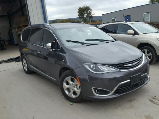 2C4RC1N7XJR230226 - 2018 CHRYSLER PACIFICA H GRAY photo 1