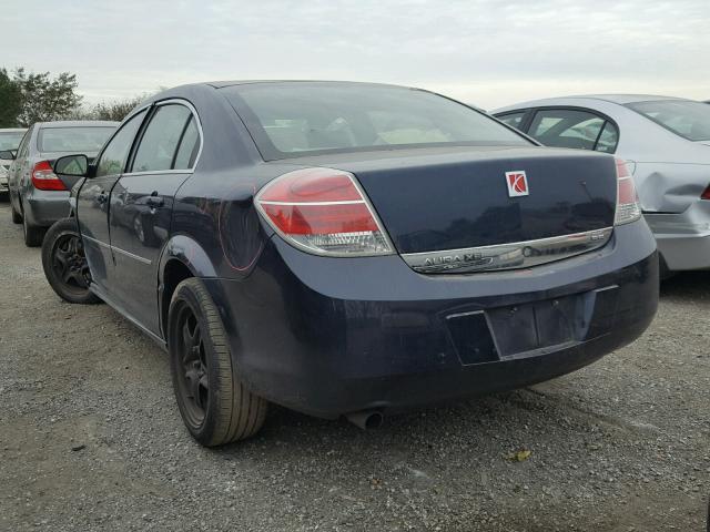 1G8ZS57N48F159459 - 2008 SATURN AURA XE BLUE photo 3