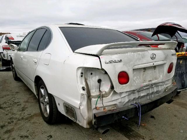 JT8BD69S510130036 - 2001 LEXUS GS 300 WHITE photo 3