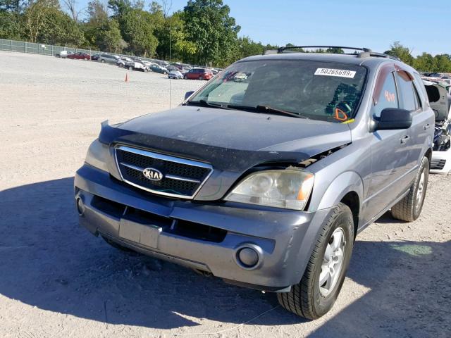 KNDJC733365542280 - 2006 KIA SORENTO EX GRAY photo 2