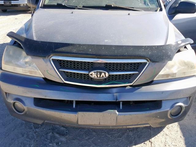 KNDJC733365542280 - 2006 KIA SORENTO EX GRAY photo 7