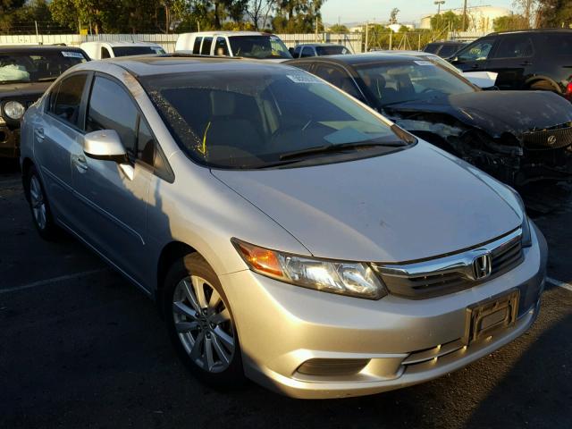 19XFB2F94CE003307 - 2012 HONDA CIVIC EXL SILVER photo 1