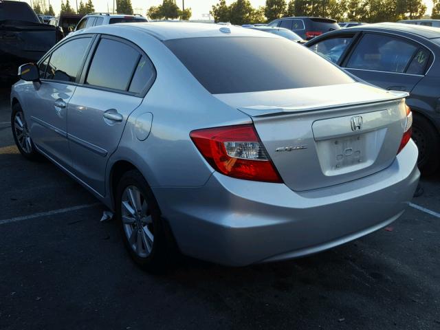 19XFB2F94CE003307 - 2012 HONDA CIVIC EXL SILVER photo 3