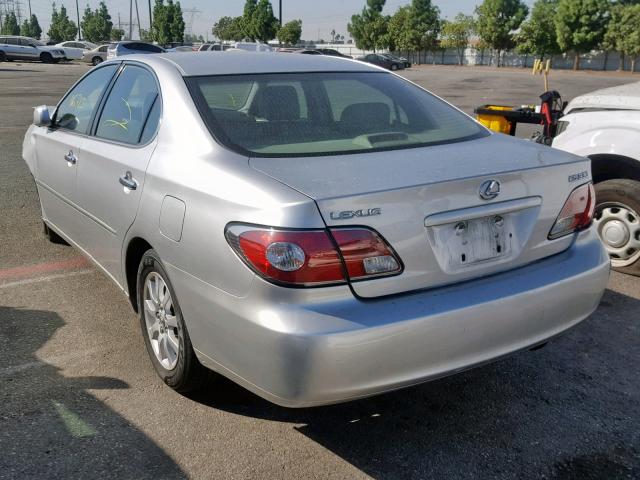 JTHBA30G340023586 - 2004 LEXUS ES 330 SILVER photo 3