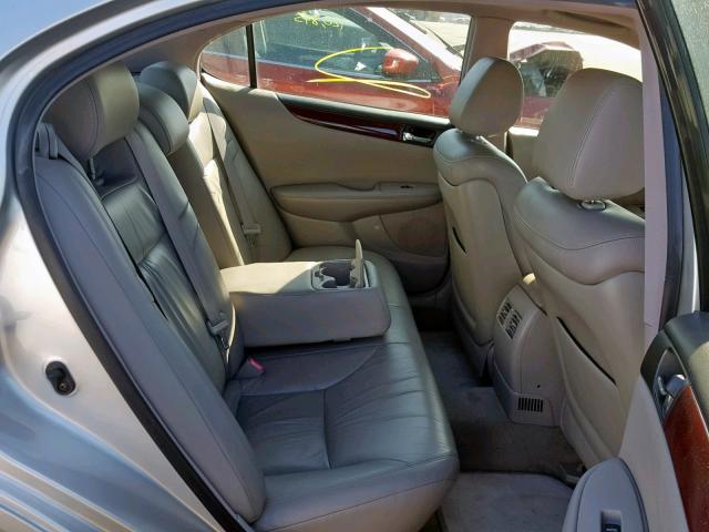 JTHBA30G340023586 - 2004 LEXUS ES 330 SILVER photo 6