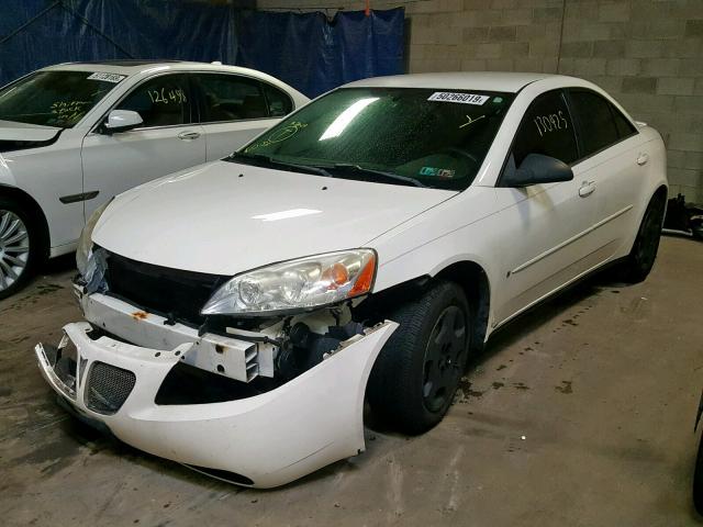 1G2ZF55B364231333 - 2006 PONTIAC G6 SE WHITE photo 2